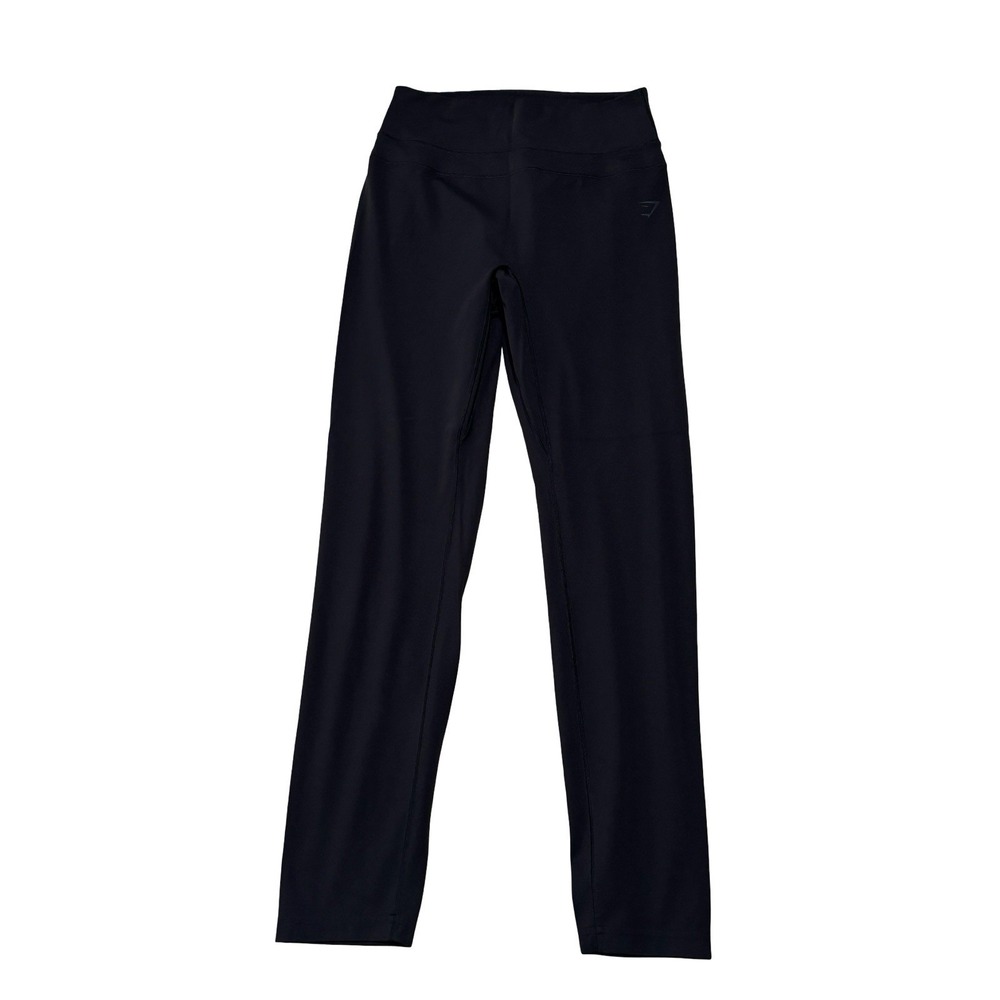 Gymshark Women's 3/4 Length Athletic Yoga Gym Leggings Black Size 2 - 24 x 26